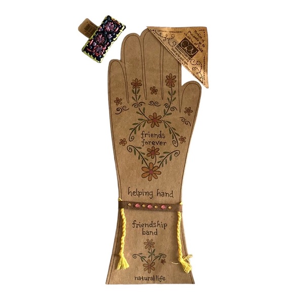 Natural Life Helping Hands Friendship Bracelet & Hair Clip - Picture 3 of 8